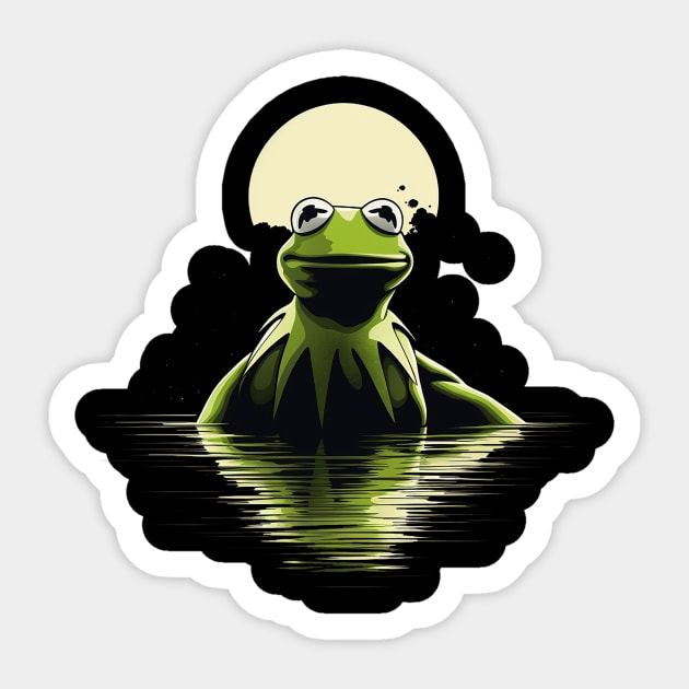 kermit Sticker by piratesnow